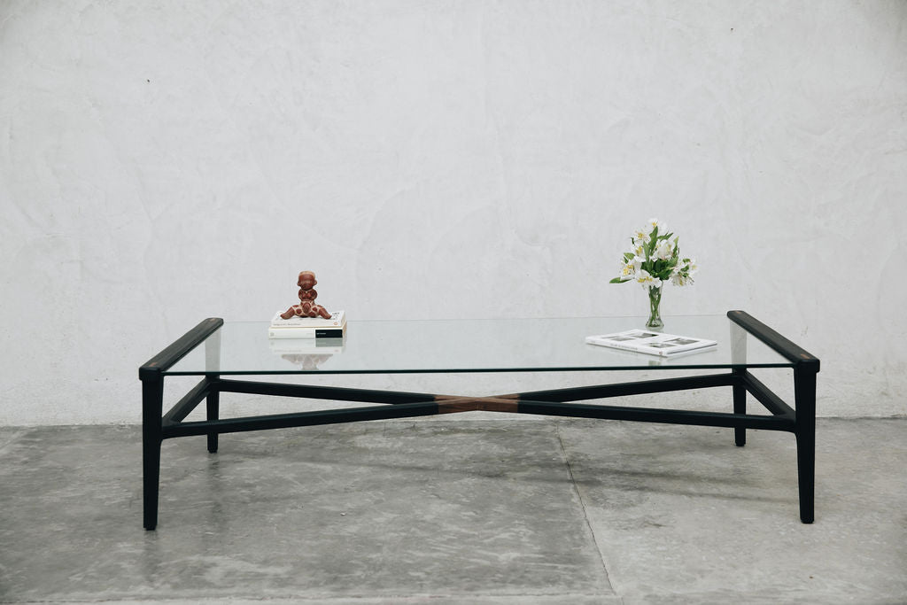 Coffee Table Quetzal - Encino negro (1 pieza disponible)