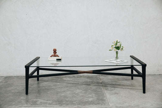 Coffee Table Quetzal - Encino negro (1 pieza disponible)