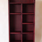 Librero Pardal - Encino Entintado en rojo (1 pieza disponible)
